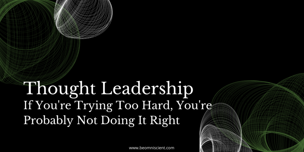 thought leadership