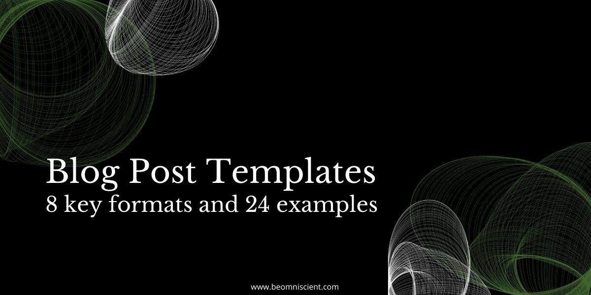 blog post templates