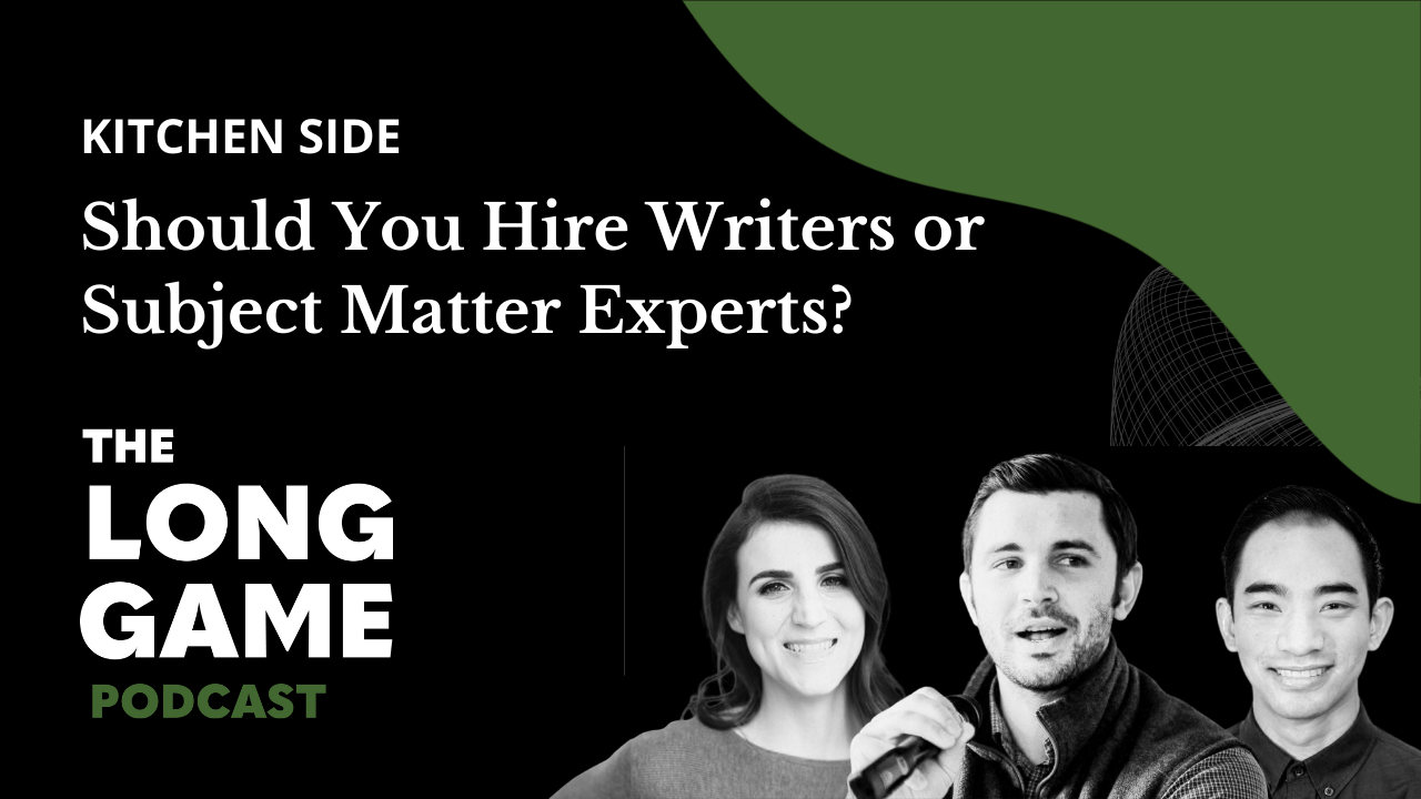 Should You Hire Writers or Subject Matter Experts?