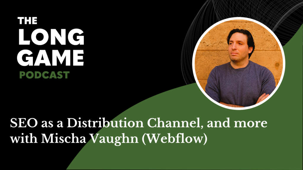 In this episode, Mischa discusses the role of SEO in distribution, how PR and content overlap, and why video content is king.