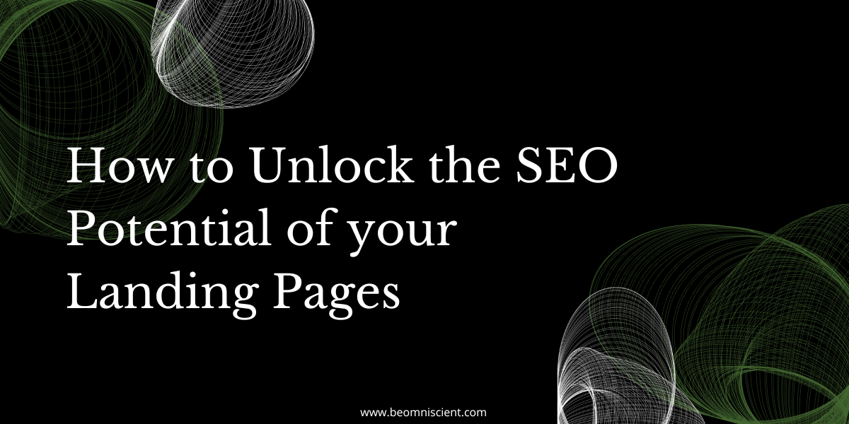 seo potential of landing pages