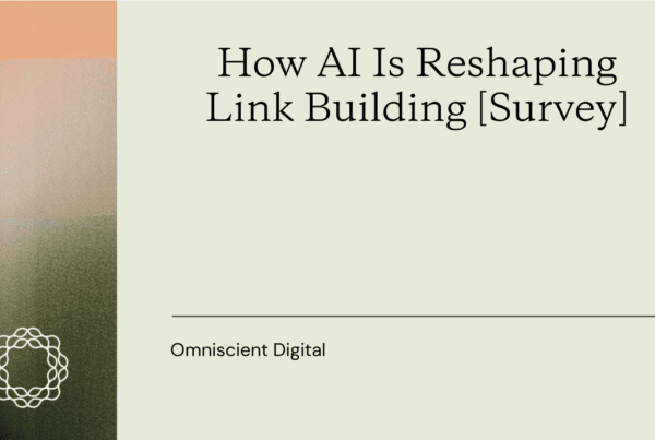 AI in link building survey featured image