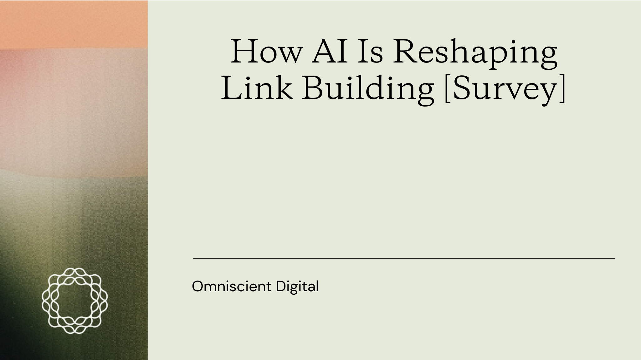 AI in link building survey featured image