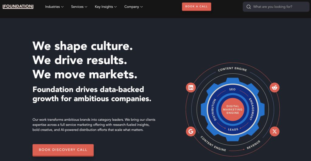 Foundation's home page