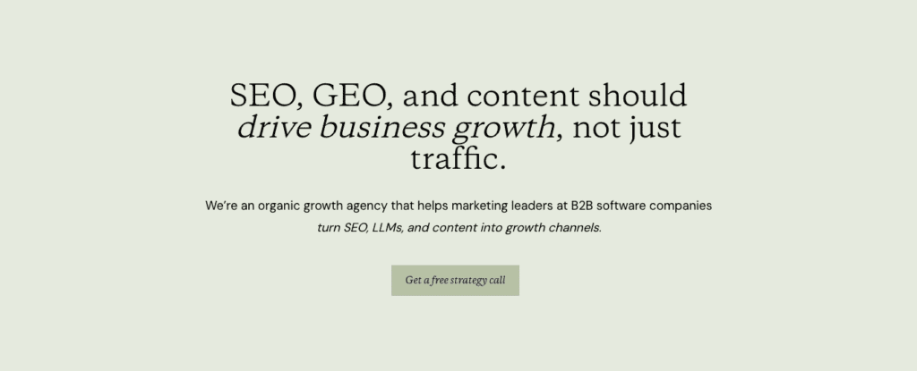 Omniscient Digital's homepage
