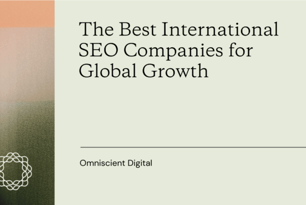 Best international SEO companies cover