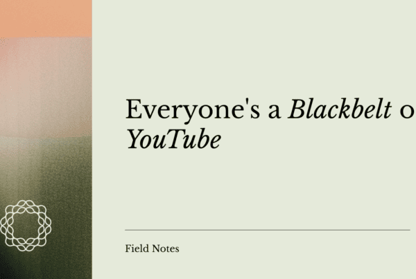 Everyone's a Blackbelt on YouTube