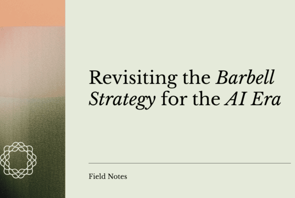 Barbell Strategy Redux