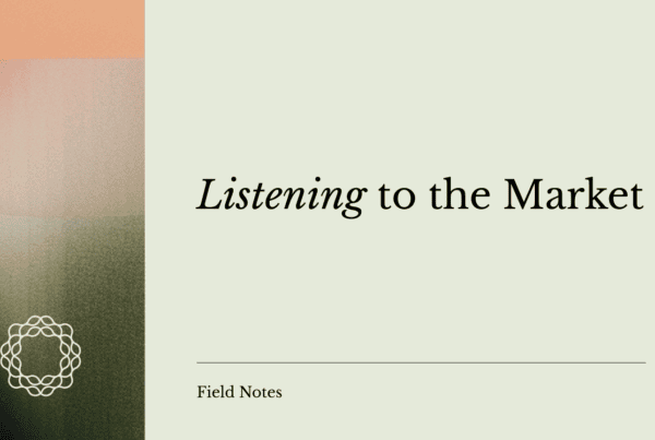 Listening to the Market