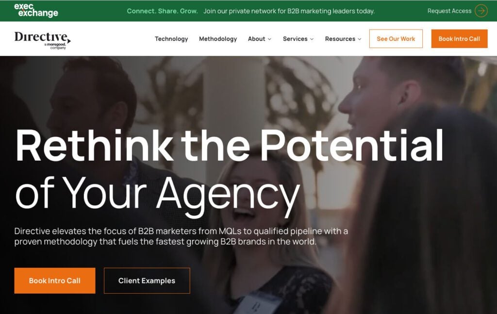 Directive Consulting's home page