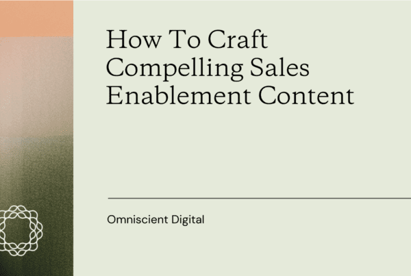 Sales enablement content featured image