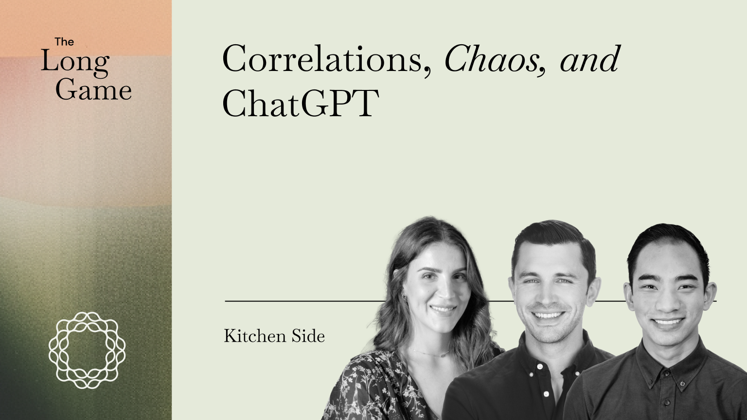Kitchen Side: Correlations, Chaos, and ChatGPT