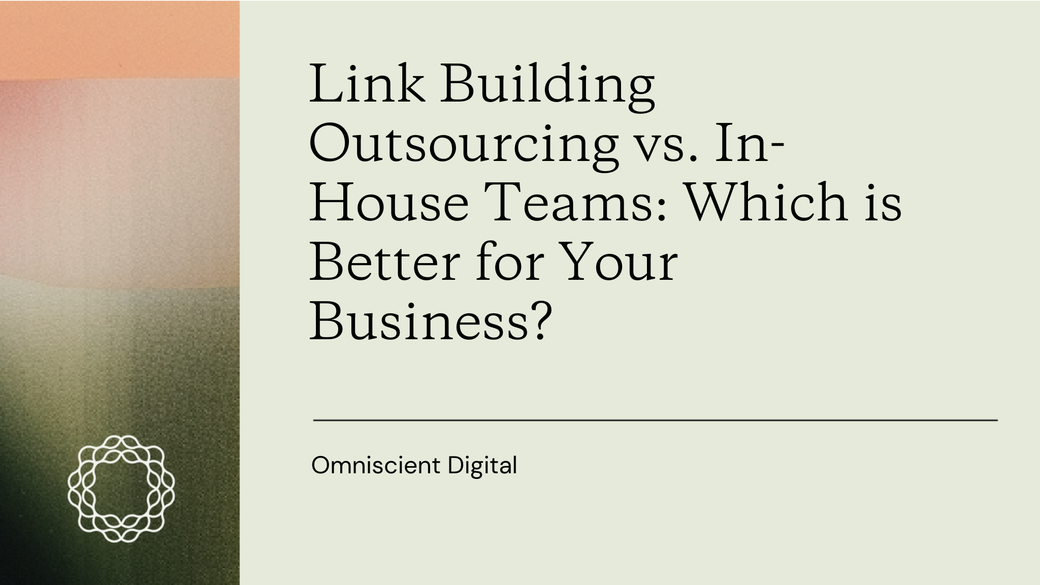 Link building outsourcing cover image