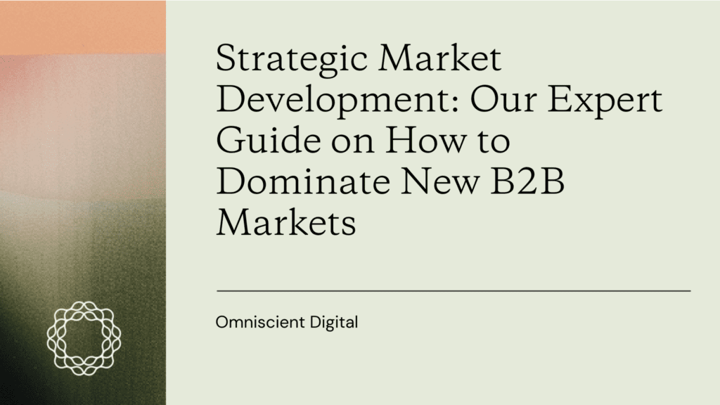 Strategic Market Development featured image