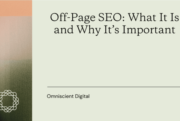 Off Page SEO featured image