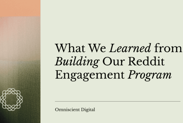 What We Learned from Building Our Reddit Engagement Program