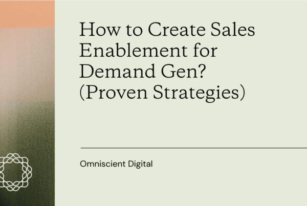 Sales Enablement for Demand Gen featured image