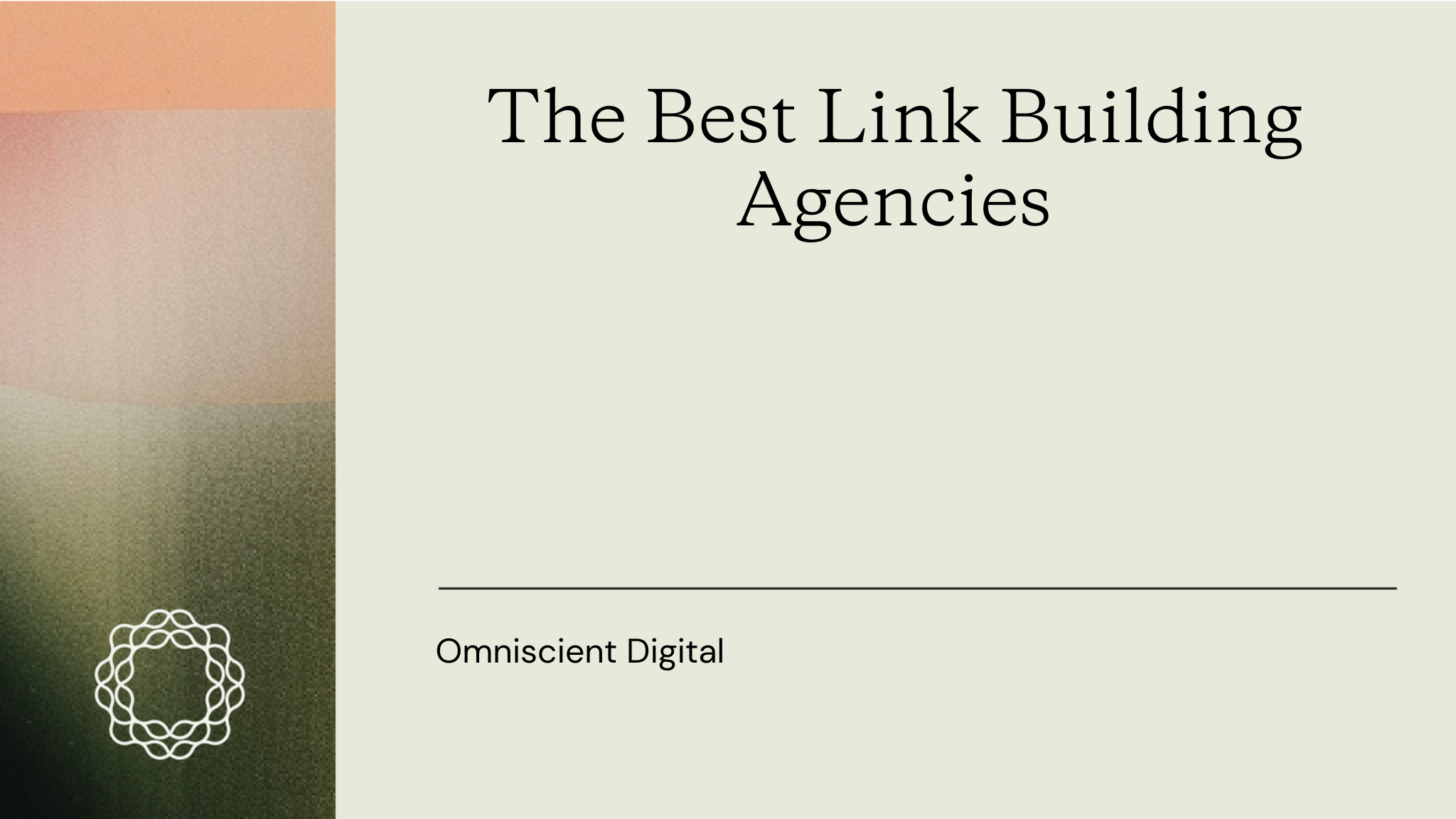 The Best Link Building Agencies