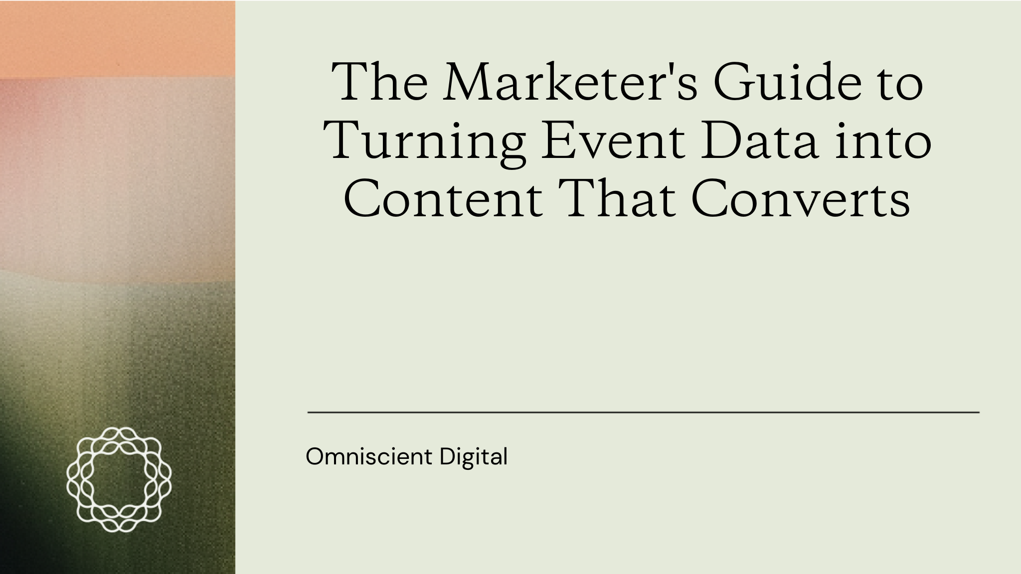 Marketer's Guide to Turning Event Data into Content That Converts featured image
