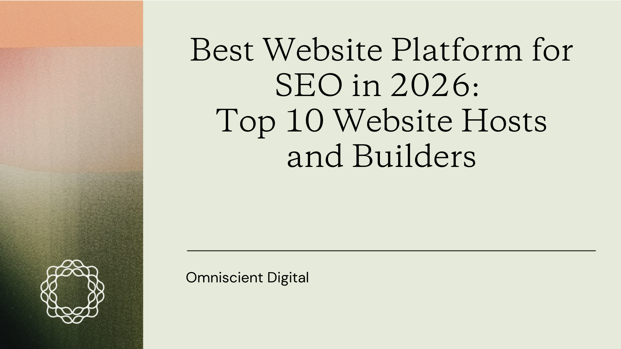 Top 10 Website Hosts and Builders