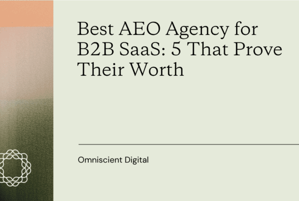 Best AEO Agency Blog Post Cover