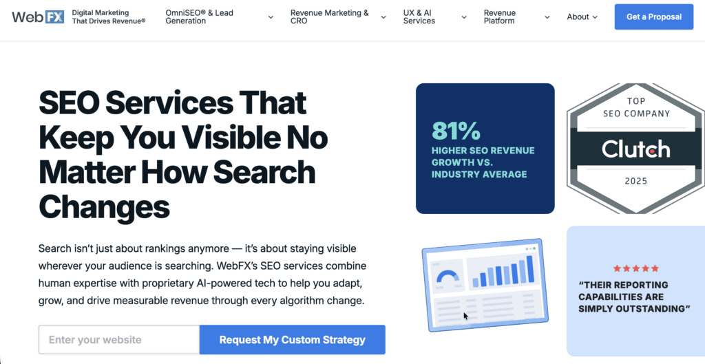 The best seo agency for small business—WebFX