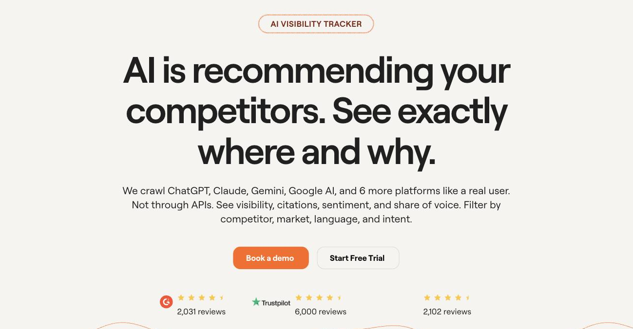 Product page for Writesonic's GEO tool